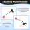 MS909/919/ULTRA Diagnostic Cable for OBD Dual-Head Model 3 8