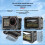 Quick Release Cage for ACTION 5PRO Camera Foldable Mount with Cold Shoe Full Protective Frame Case 4