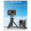 Quick Release Cage for ACTION 5PRO Camera Foldable Mount with Cold Shoe Full Protective Frame Case 7
