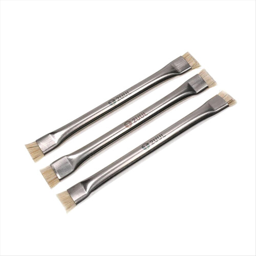 3pcs Head Brush for Mainboard IC Cleaning Hard Bristle Welding Disc Tools Electronics 1
