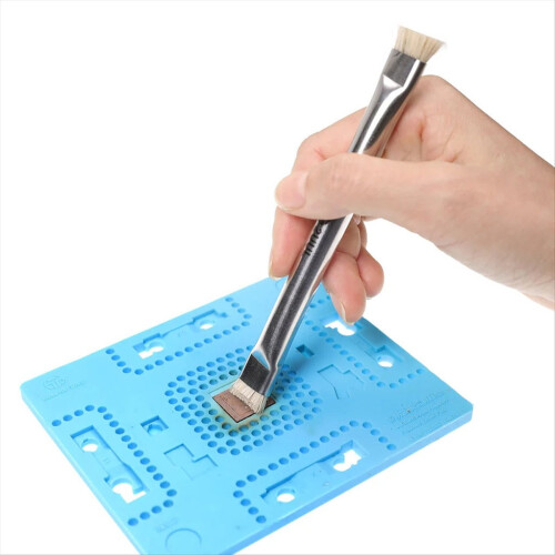 5pcs Head Brush for Mainboard IC Cleaning Bristle Weld Disc Welding Tools Electronics 2