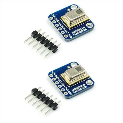 2PCS AMG8833 IR 8x8 Thermal Imager Array Temperature Sensor Module Infrared Camera 1