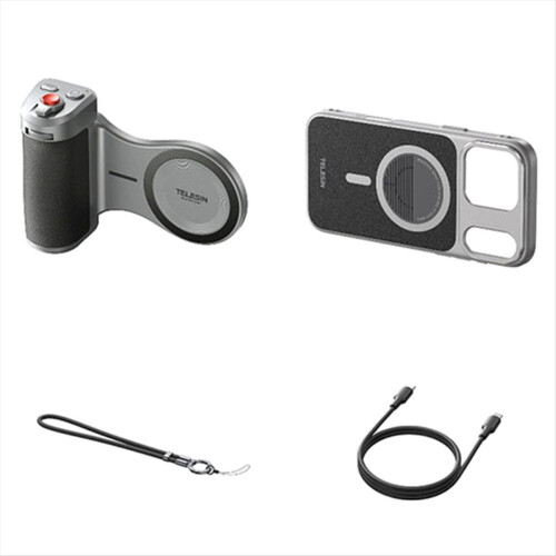 Bluetooth Selfie Grip for 17 Pro Max Vlog Handle Camera Adapter Enhanced Photography