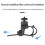 Action Camera Mounting Clamp for Bicycle Bracket 360 Cameras Accessories 6
