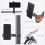 Action Camera Mounting Clamp for Bicycle Bracket 360 Cameras Accessories 5
