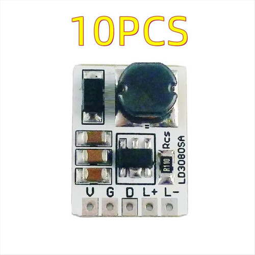 10PCS LD3080SA 20W DC 3.5-30V Step-Down LED Driver Module DC-DC Buck Constant Current for Flashlight 660MA 2