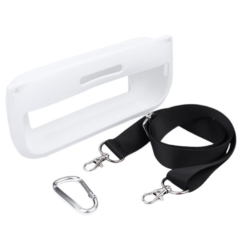 Silicone Case Bluetooth Speaker Shockproof and Drop Protection Package for Soundlink Flex Speakers White 1