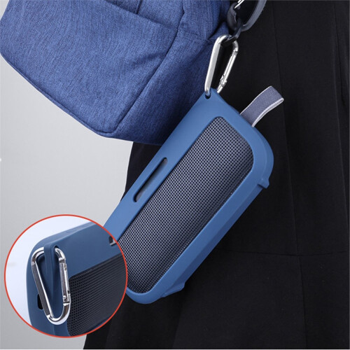 Silicone Case Bluetooth Speaker Shockproof and Drop Protection Package for Soundlink Flex Speakers White 2