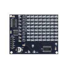 DIY Electronic Kit 64 SMD LED Patch Matrix Advertising Screen Number Display Soldering Project Practice