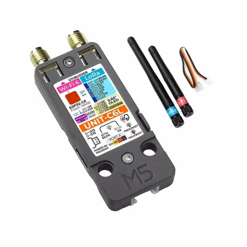 Unit C6L Highly Integrated LoRa Communication SX1262 Transceiver 868-923MHz Support Meshtastic 1