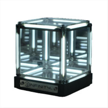 Electric Game Atmosphere Lamp Four-Dimensional Space Handheld Creat Abyss Ornament for Desktop Science Consumers,B