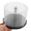 1pcs Large Capacity CD/DVD Storage Container Clear Plastic DVD Holder Compact Disk Organizer Space-Saving Design 5