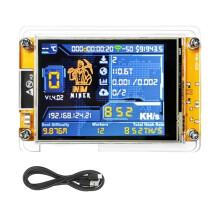 Upgraded 852KH/S Bitcoin Solo Miner NMMiner with 2.8 Inch Smart Display Crypto Lottery NerdMiner
