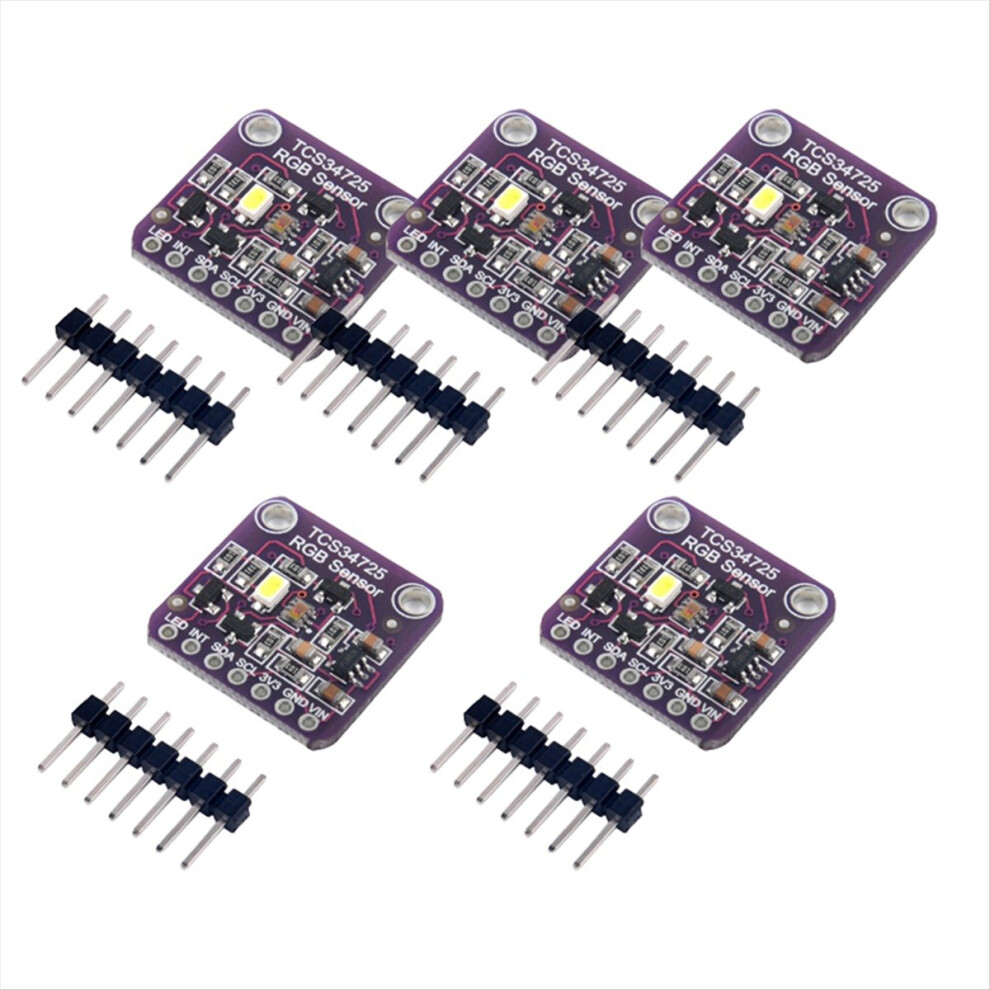Tcs34725 Color Sensor Rgb Development Board Module 34725 5Pcs 4854219245471