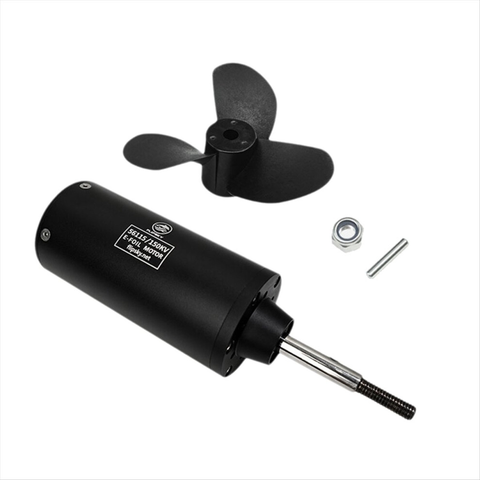 56115 Inner Rotor Brushless Motor+Propeller 150Kv 2400W Ip68 Waterproof For Surfing Boat Underwater Thruster Hydro Efoil Black 4854219245365
