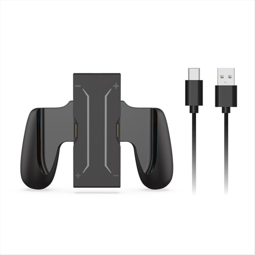 Charging Grip for Switch 2 Controller Charger with USB-C Cable and Charge Indicator Gamepad Support Bracket
