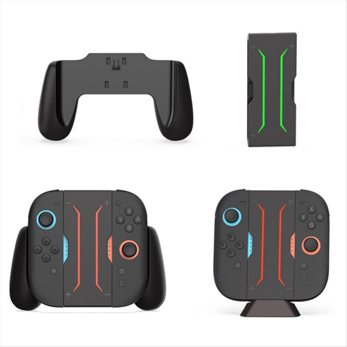 Charging Grip for Switch 2 Controller Charger with USB-C Cable and Charge Indicator Gamepad Support Bracket 2