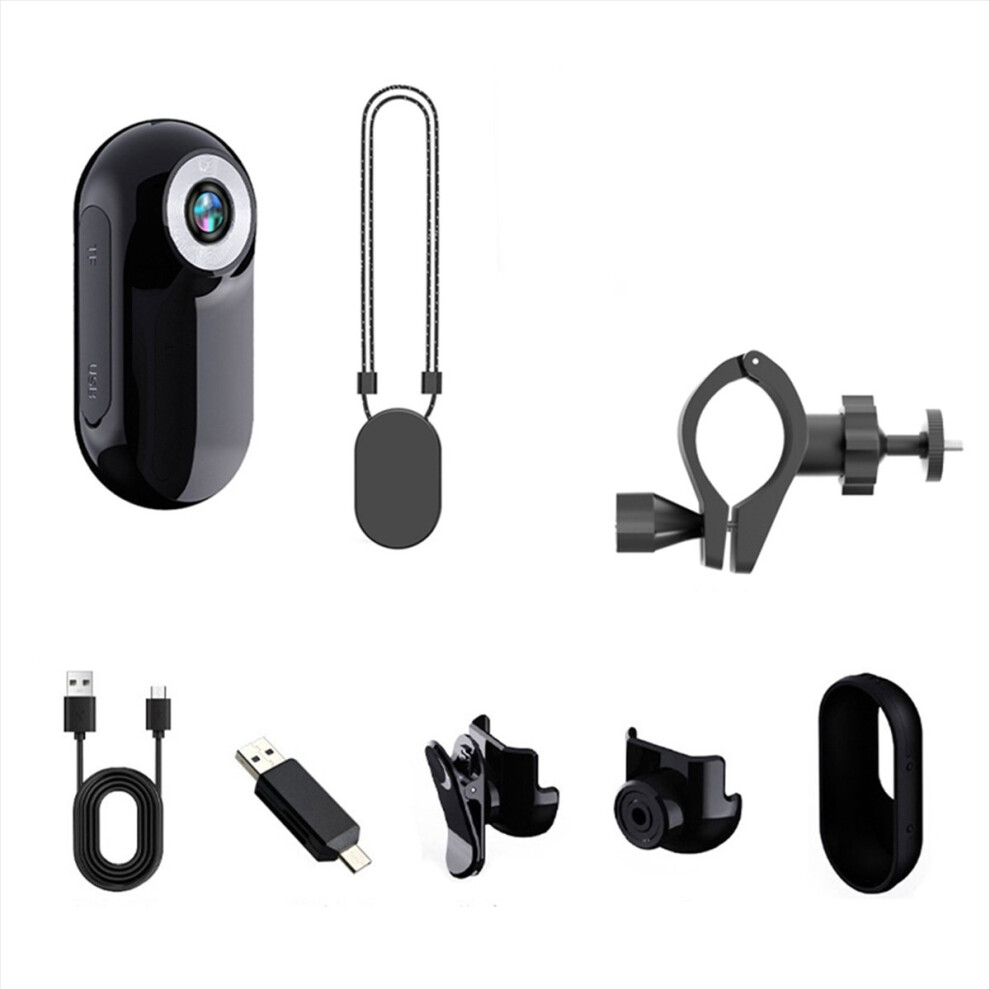 Camera 1080P Hd 0.96 Inch Screen Action Camcorder Bodycam Digital Video Audio Recorder Black 4854219250451