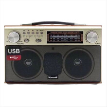 Wood Retro Bluetooth Speaker Portable Multi Band FM Radio Elderly Desktop Nostalgic Vintage Semiconductor TF USB Player