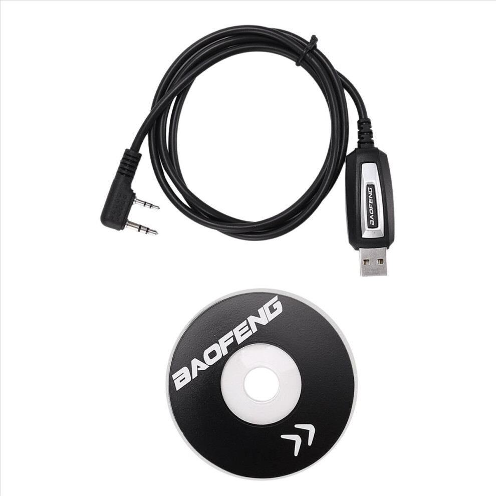 Usb Programming Cable + Driver Cd For Two Way Radio Uv-5R -888S -F8 4853013921376
