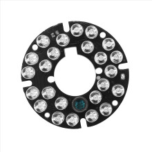 CCTV Camera 10Mil 90 Degree Red 5mm 24 LED Bulb IR Infrared Lamp Board