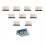 10Pcs USB Connector Type C Female Jack 5Pin SMD SMT Type-C Socket Charging Port 2