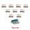 10Pcs USB Connector Type C Female Jack 5Pin SMD SMT Type-C Socket Charging Port 3