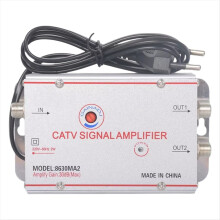 8630MA2 30dB Cable TV Splitter Amplifier Digital Antenna Signal Booster Home Equipments 45Mhz to 860MHz EU Plug