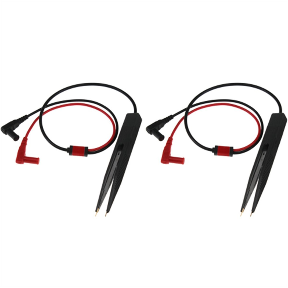 2Pcs For Smd Chip Test Clip Capacitance Inductor Resistance Meter Lead Probe Multimeter Tweezer 4853013929174