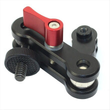 Magic Arm Tripod Mount 1/4inch Adapter Dual Head Pivot Activity Connector 360 Rotation for 13 12