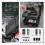 for X5 Camera Storage Case Waterproof Hard Shell 2-Layer Carrying Travel Suitcase with Compartments 4