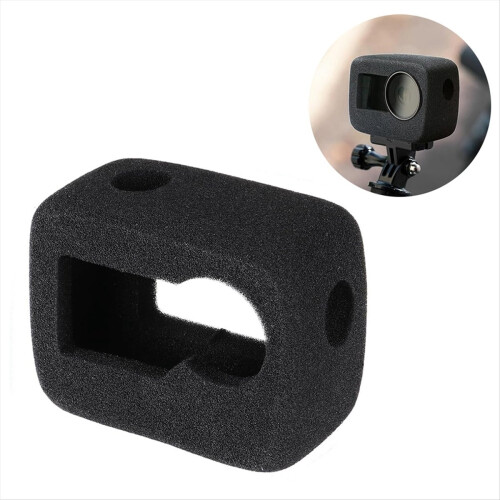 For Action 5 Pro 4 3 Wind Noise Reduction Sponge Foam Cover Windproof Windshield Camera Protective 2