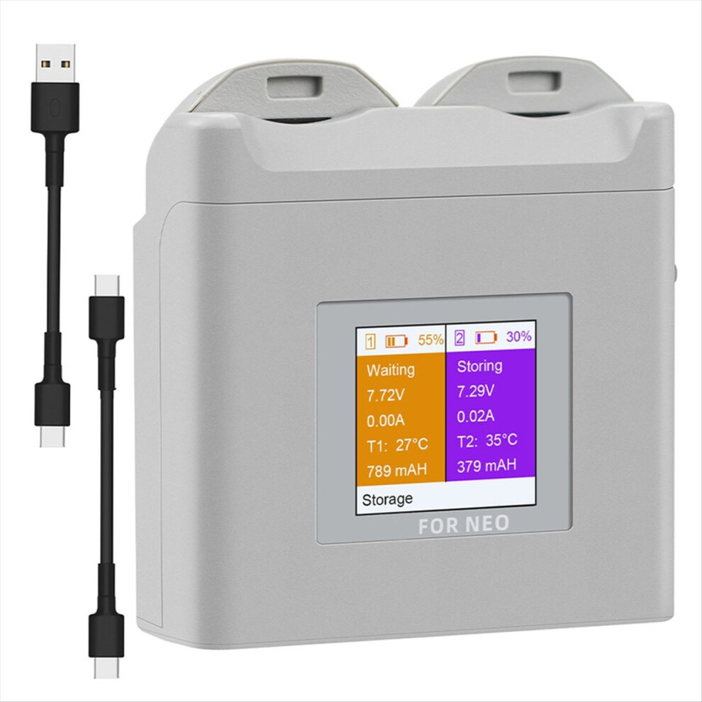 For Neo Two-Way Digital Display Charging Hub Battery Intelligent Charger Butler Power Bank Accessories 4853013930156