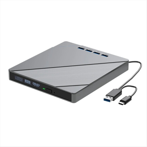 7 in 1 External Blu Ray CD/DVD Drive for Laptop,Slots USB 3.0 Portable Disk Player Burner Reader Writer 1