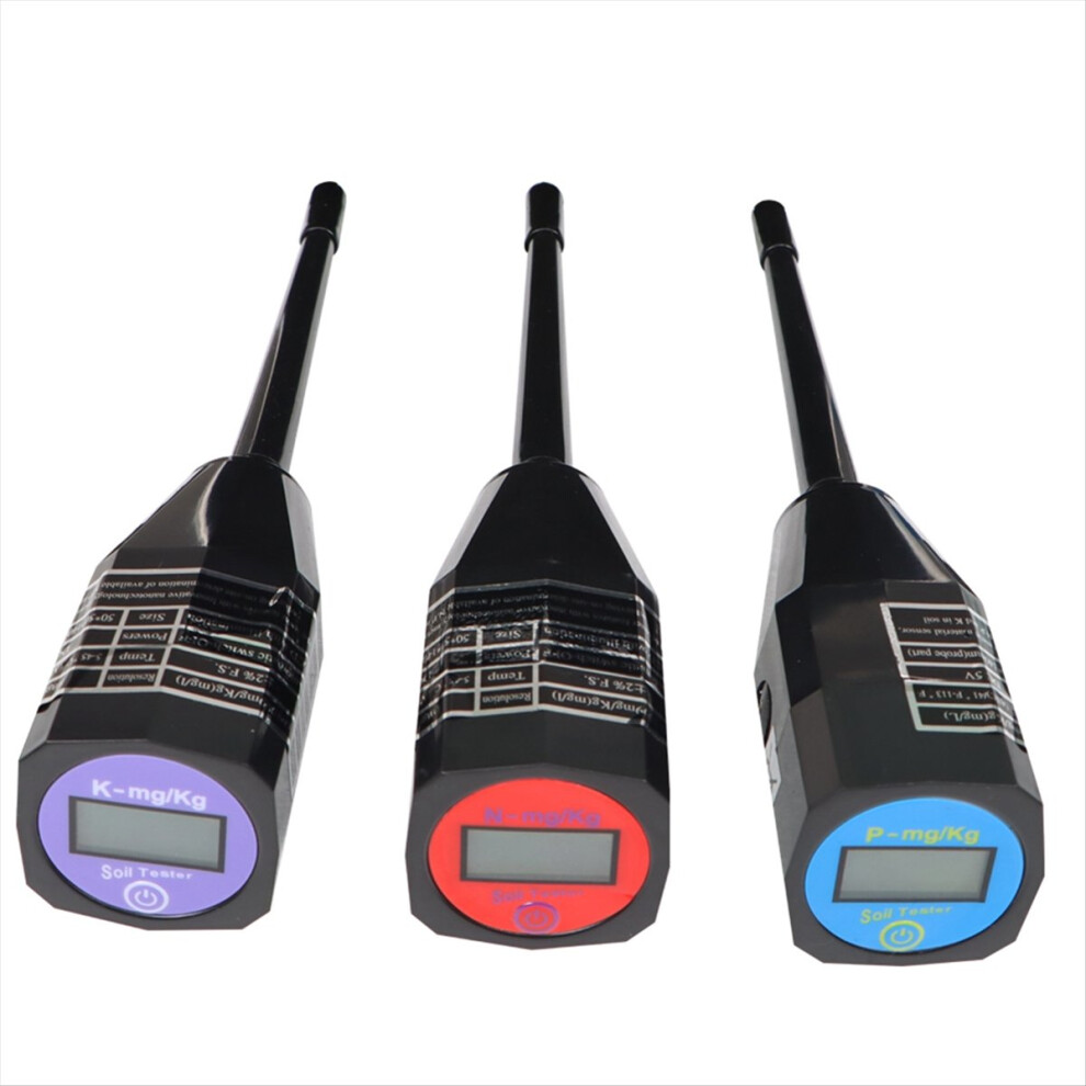 Saudism Soil Test Kit Meter Analyser 0-1999Mg/Kg Nitrogen/Phosphorus/Potassium Tester For Gardening