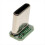 10PCS USB 3.1 Type C Vertical Patch Board 16pin 4 Welding Wire Data Band PCB Male Head 16P Usb Connector 6