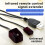 Infrared Extender Remote Control Extension Cable, Repeater Kit, System SU101A 3
