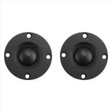 Tweeter Speaker 6 Ohm 30W Hifi Soft Dome Silk Film Treble Loudspeaker Toothed Heat Sink 2Pcs