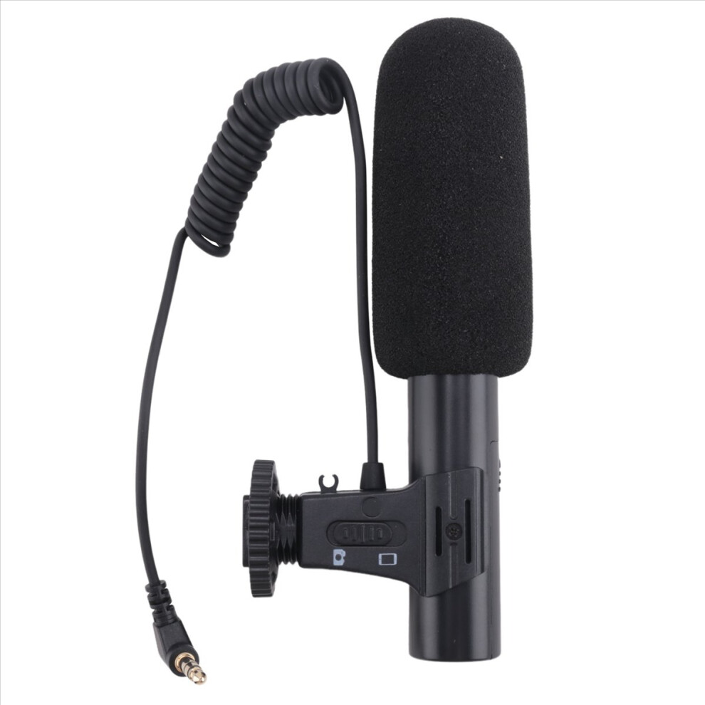 Updated 3.5Mm Hd Video Recording Microphone Smart Noise Reduction Interview Mic For Mobile Phone/Slr Camera 4853013935359