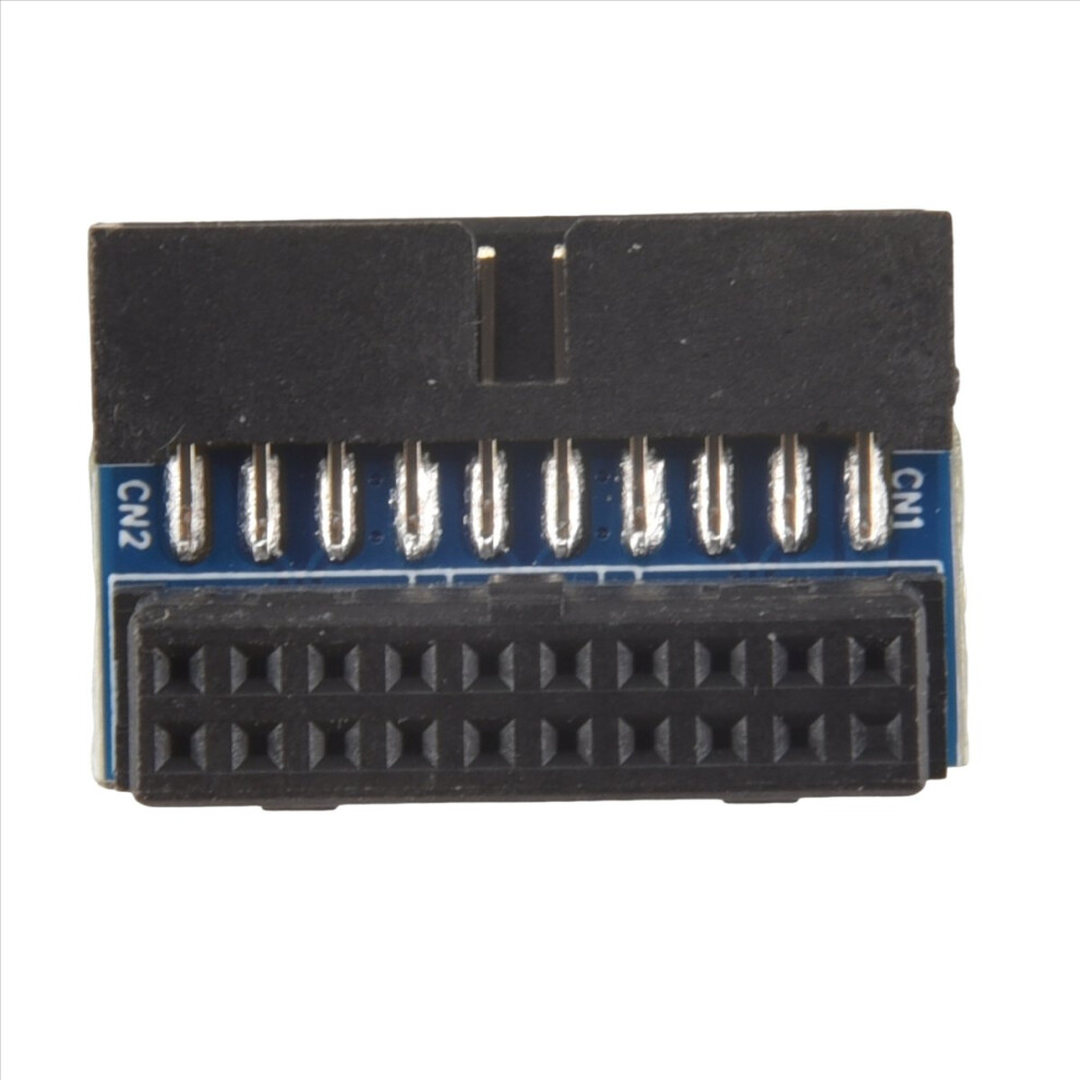 Usb 3.0 90 Degree Adapter 20Pin Male To Female L Turn Right Angle Power Motherboard Down Angled Black 4853013933775