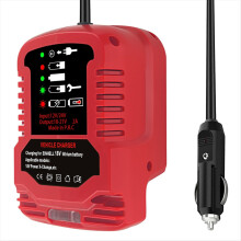 12V/24V 100-240V Portable Li-Ion Battery Mini Compact Car Charger for 18V -Change Series