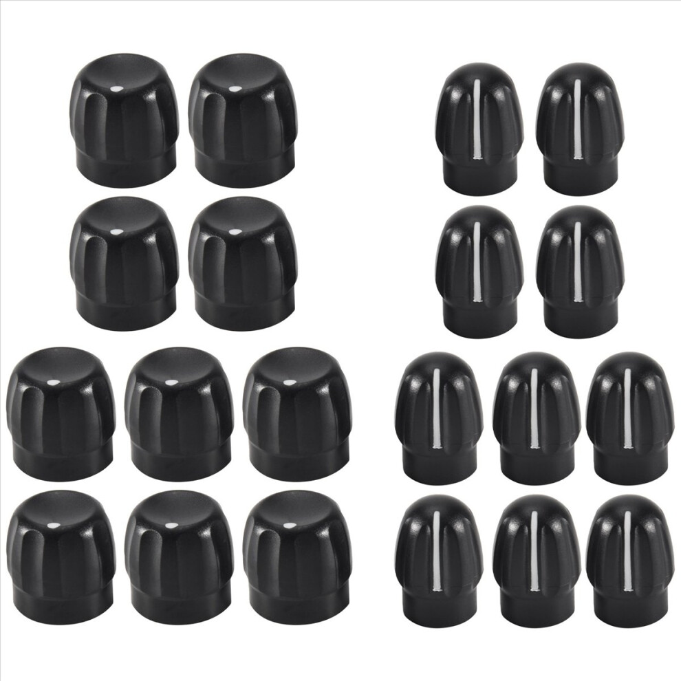 10Pairs Volume Knob + Channel For Two Way Radio Cp040 Ep350 Gp328 Ep450 Pro5150 Gp338 Ht750 Accessories Black 4853013938831