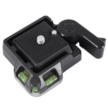 Quick Release Plate Platform Mount Base Camcorder Tripod Monopod Ball Head for DSLR Camera QR40 1/4,3/8 Screw
