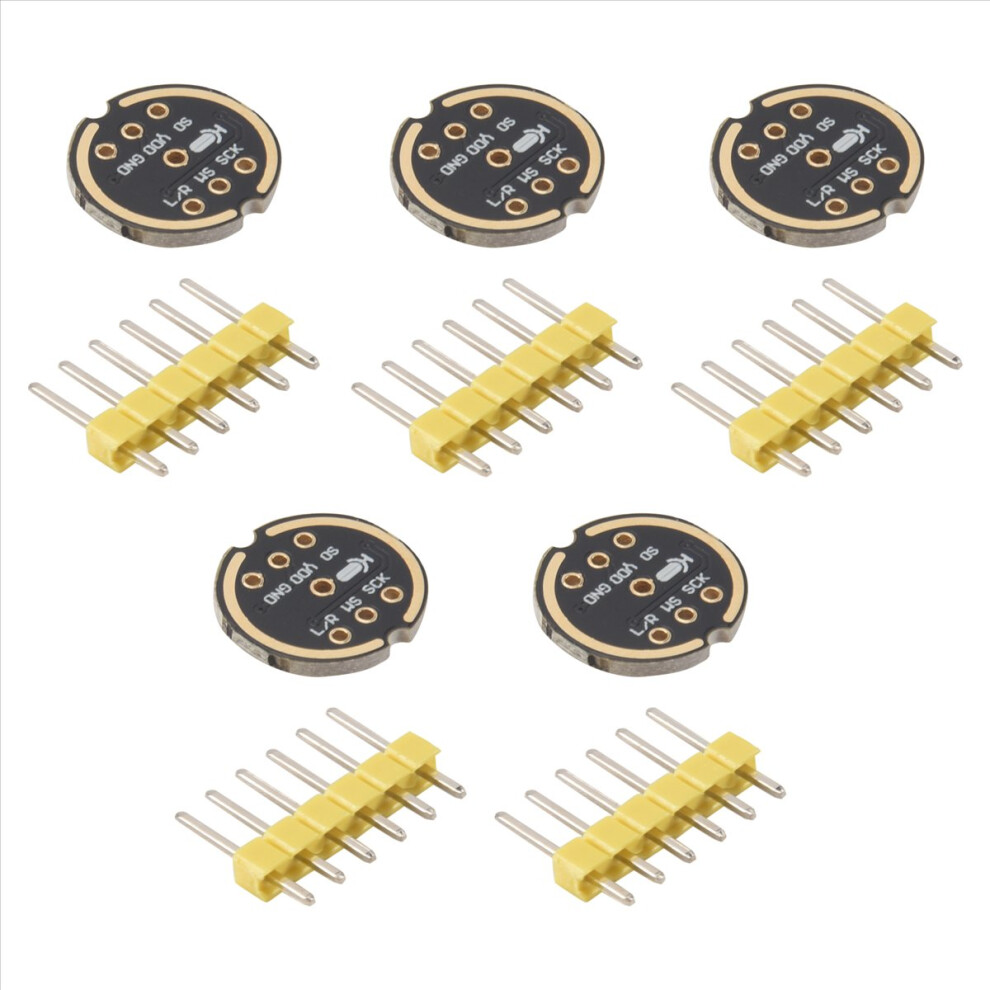5Pcs Inmp441 Omnidirectional Microphone Module Mems High Low Power I2s Interface Support Esp32 4853013945501