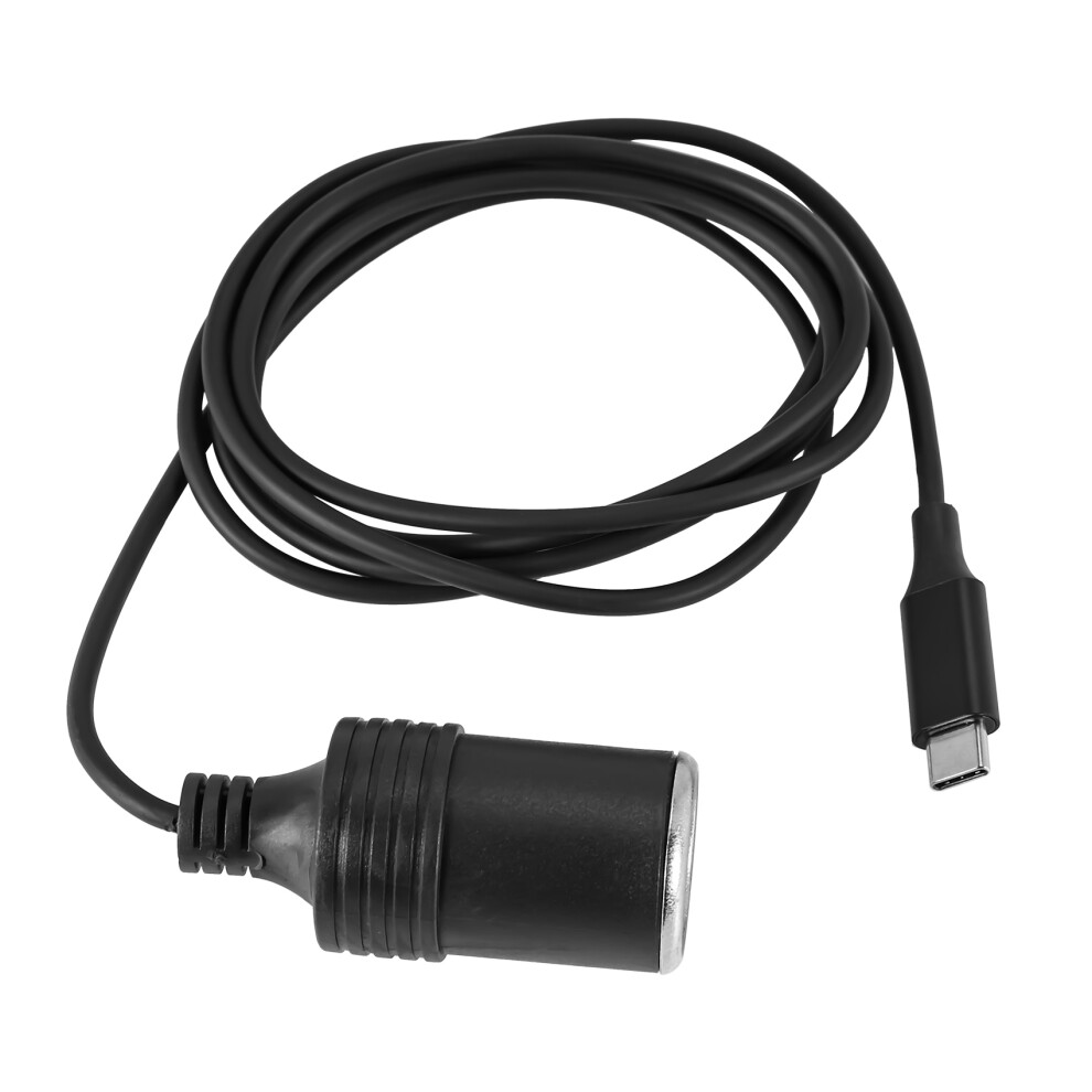 Usb C Pd 45W 15V/3A Type Male To Cigarettes Lighter Socket Female Converter Adapter Cable 4853013944818