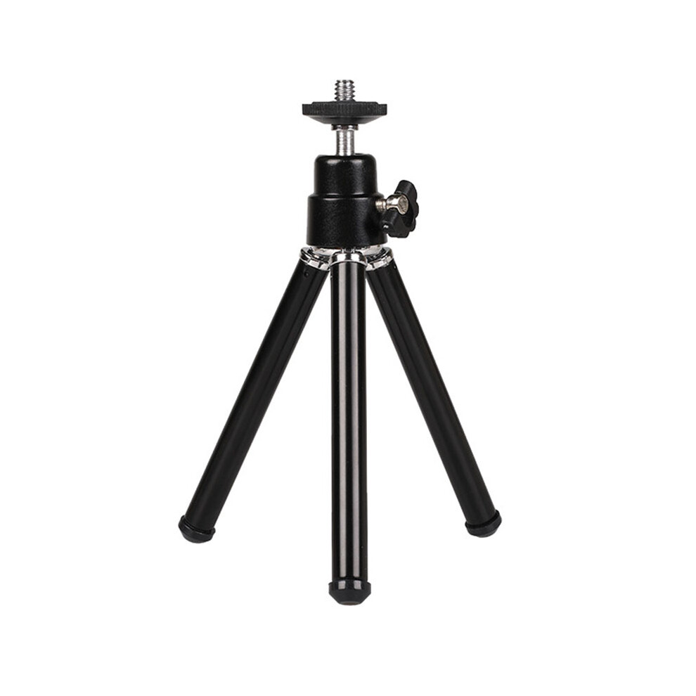 Mini Portable Tripod Adjustable Aluminum Alloy For Camera Projector Black Saudism