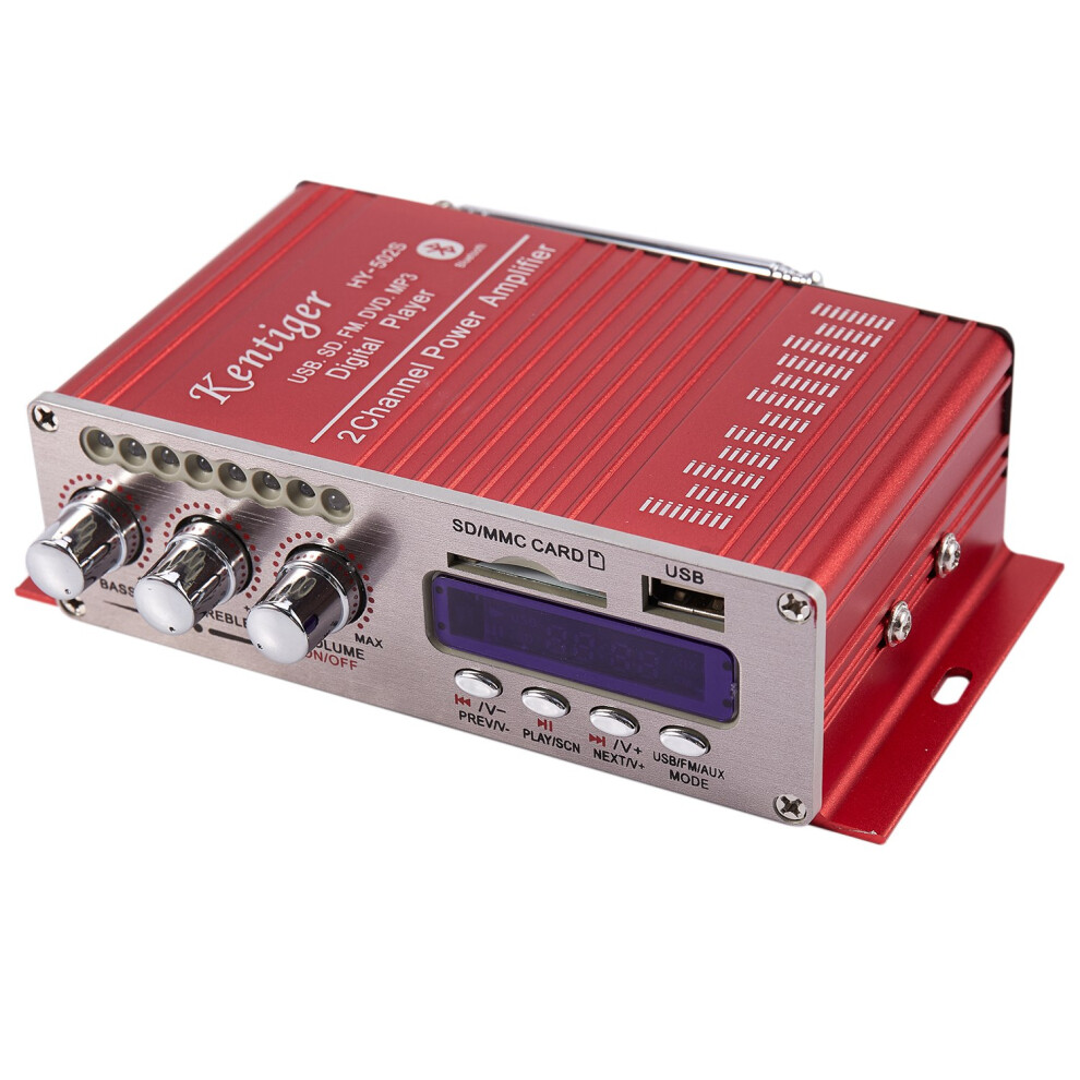 502S 2Ch Bluetooth Hi-Fi Super Output Power Stereo Amplifier With Remote Controller Usb/Sd Fm Radio 4853013949066