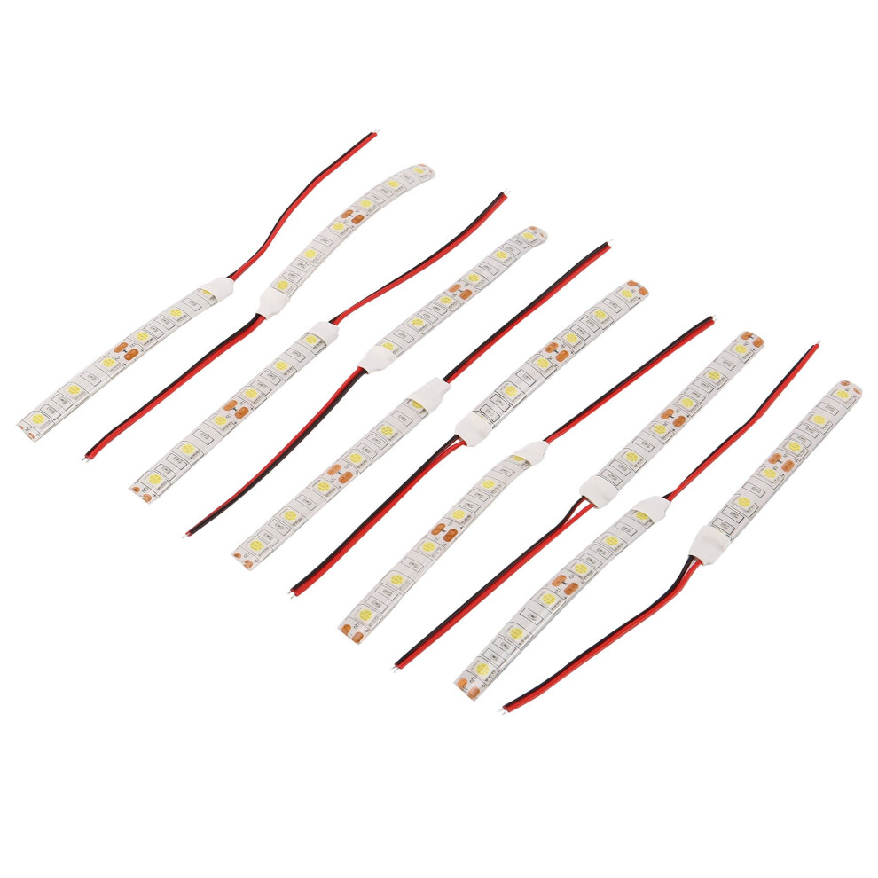 Photos - Car / Motorcycle Cover 10Pcs 10Cm Waterproof White 5050 Led Strip Lights Dc 12V Caravan Boat Car
