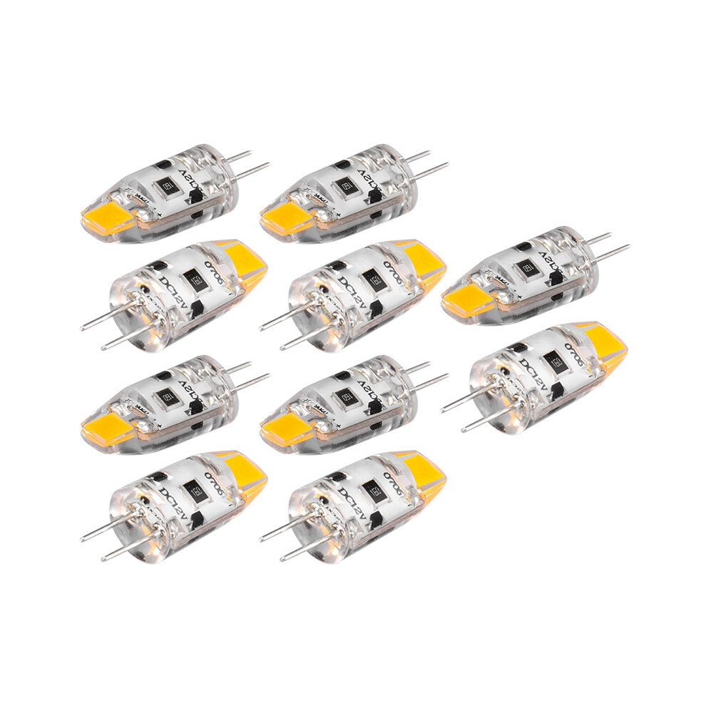 G4 Led Bulb 12V Dc Cob 1.5W 360 Beam Angle To Replace 15W Halogen Lamp (Warm ) White 4853013950215