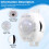 PIR Infrared Motion Sensor Detector DC5-24V Auto on Off Timer Switch Home LED Light Body Lamp(White) 9